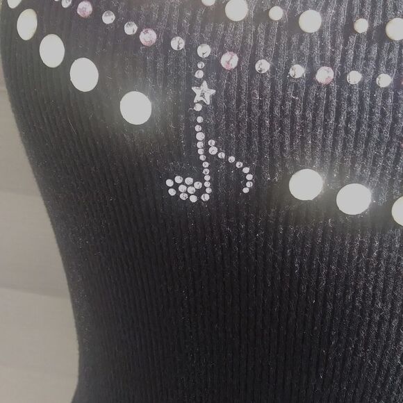 Grand Ole Opry Rhinestone Faux Pearl Embellished Camisole Size 1 Small. - Picture 5 of 13